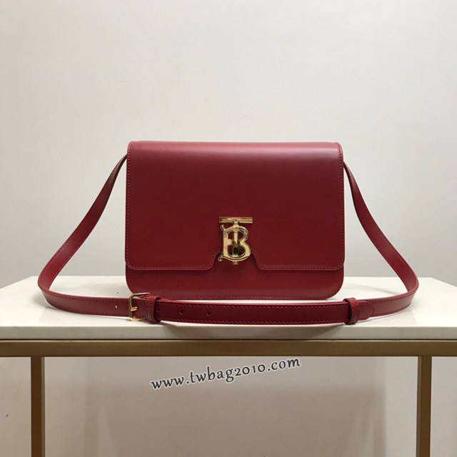Burberry專門店新款中號TB專屬標識皮革鎖扣包 巴寶莉經典爆款皮革單肩斜背女包 yxb1366